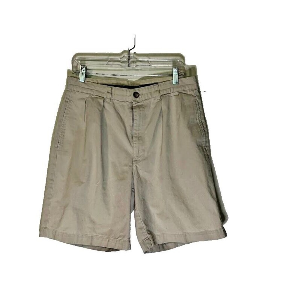 Polo Ralph Lauren Men's Normcore Heritage Casual Golf Pleated Khaki Shorts SZ 32